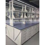 Chemistry Lab Furniture Modern Style Steel Lab Work Table Drawer Work Bench