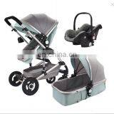 High Quality Foldable Baby Carriage / High Landscape Mother Baby Stroller 3 in 1 China / Inflaming Retarding Baby Pram thumbnail-2