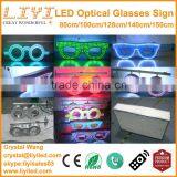 2016 New Electronics Outdoor Optician Shop Advertising Neon Led Optical Glasses Sign Quality Choice