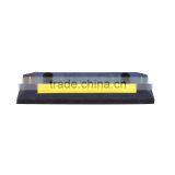 High Quality Black & Yellow Recycled Pvc Material Wheel Stopper PS031 thumbnail-2