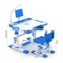 Height Adjustable Table and Chair Modern Writing Home Drawing Ergonomic Children Study Table Set With Storage Drawer thumbnail-5