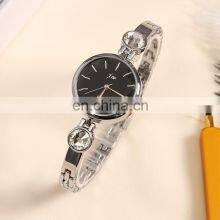 JW 6112 Woman Stainless Steel Sliver Slim Strap Analog Quartz Low Price Casual Female Watches Ladies