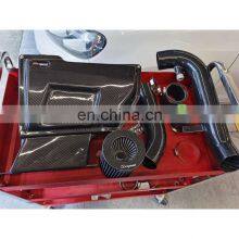 New Developed Auto Parts Fabricated 3k Twill Carbon Fiber Cold Air Engine Intake System Kit For Volkswagen MK6 GTI 2.0T EA888 thumbnail-2