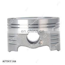Gasoline Motorcycle Engine Piston 57.3mm With Pin and Circlip. thumbnail-2