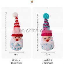 Christmas Tree Decoration Knitted Hat Faceless Forest Santa Doll Pendant Xmas Gift Navidad 2023 Christmas Decoration for Home thumbnail-5