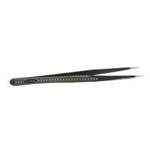 Stainless Steel Black Root Pollinating Forceps Fleshy Plant Elbow Household Tools Niezi Clip Anti-static ESD-11 Textured Tweezers thumbnail-2
