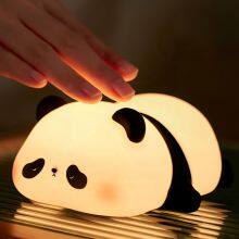 New Design Wholesale Hot Sale Silicone Night Light Timing Switch Usb Rechargeable Silicon Animal Silicone Night Light for Kids thumbnail-1