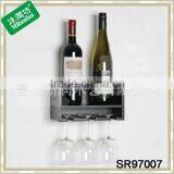 Деревянный винный стойка, винный стойка для крепления к стене, оптовый деревянный винный стойка