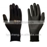 Black PU Coated Gloves
