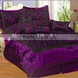 7Pcs Flocking Comforter Set thumbnail-1