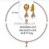 2016 Fashionable New Design Pearl Pendant Necklace for Wedding thumbnail-6