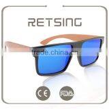 Handmade Wooden Custom Logo Bamboo Sunglasses With Polarized Lenses Wholesale Sunglasses Quality Choice thumbnail-2