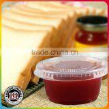Plastic PP Portion Sauce Cup With Lid