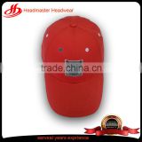 100% cotton red brand golf hat sample free parts fur baseball caps