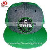 Custom 6 Panel Embroidery Flat Brim Trucker Mesh Caps thumbnail-1