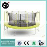 16ft Biggest Indoor Industrial Trampolines Bungee Jumping Harness With Enclosure thumbnail-2