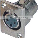 XLR Panel Mount Female Socket JYA5140 thumbnail-1