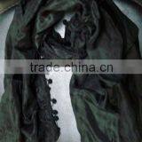 Pompom Silk Scarf & Stoles thumbnail-1