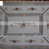 2015 Decoration Ribbon Embroidery Handmade Crochet Table Cloth for Sale