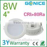 AC100-240V Lifud Isolated Driver Led Downlight 4'' 8w thumbnail-3