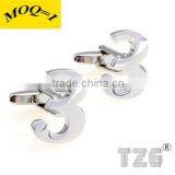 Number 3 Cufflink