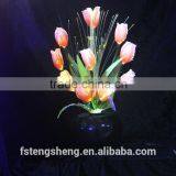 LED Artificial Tulip Flowers Light/Optical Fiber Flowers Pot Light thumbnail-2