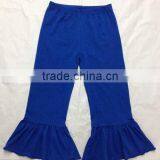 Newest Ladies Cotton Ruffle Pants Women Loose Knit Pants thumbnail-5