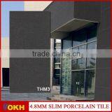 1200x600x4.8mm Black Porcelain Thin Tile thumbnail-4