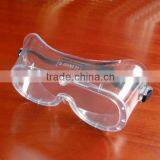 2016 100% PVC Protective Doctor Robe Safety Eye Goggles With Elastic Strap Goggles