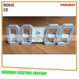 Patented 3D Cubic White Led Clock With Remote thumbnail-4