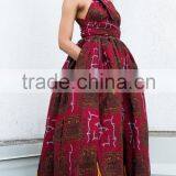 Hot Sale Fashion Design African Sleeveless Maxi Dress thumbnail-2