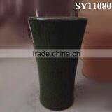 Pot for Flower Maroon Outdoor Big Porcelain Planter Pot Wholesale thumbnail-2