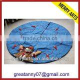 Christmas Fabric Tree Skirt Blue Snowman Christmas Tree Skirt thumbnail-1