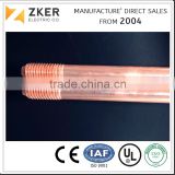 Double Ends Threaded Copper Coated Steel Ground Rod