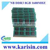 2016 Big Discount 2pieces 2x8gb PC3-12800 1600mhz 16gb Ddr3 Laptop Ram thumbnail-2