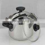 100% Safety Guarantee 18/8 Stainless Steel Pressure Cooker Suitable to Gas Stove & Induction Cooker CSB
