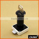MS40White Brass Key Drawer Cabinet Lock thumbnail-2