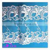 // high quality tulle mesh embroidery lace eyelet // shine lace trim for dress underwear //