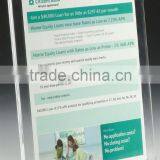 Desktop A4 Wholesale Acrylic Certificate Frame With Magnet and Screws