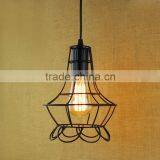 Hot Selling 40W E27 Small Edison Pendant Light Iron Black Edison Pendant Lamp