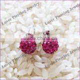 Crystal Design High Polish Stainless Steel Unique Nose Studs [FC-863] thumbnail-1