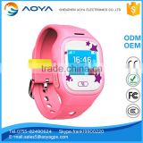 Anti-lost smart watch GPS tracker SOS security alarm monitor for kids baby pets