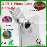 Detachable Wide Angle Macro Lens for iPhone iPod Nano 5 Camera Phones