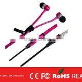 Creative Zipper Cable Earphone With High Quality thumbnail-1