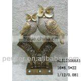 New Product Polyresin Owl Gift Statue Sculpture Toy Decoration