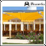 China Manufacture Alumnium Yellow Square Flower Tulip Umbrellas for Outdoor Decoration thumbnail-1
