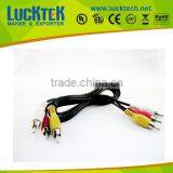 Audio/vedio Cable,3RCA Male TO 3RCA Male Cable, High Qulity