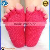 Hot-selling Full Covered Five Toes Breathable Anti-slip Yoga Socks In Stock