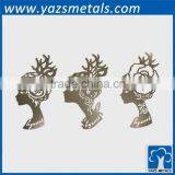 Cheap Silver Plating Custom Metal Bookmarks for Books