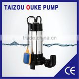 sewage pump with cutter.Stainless steel pump body